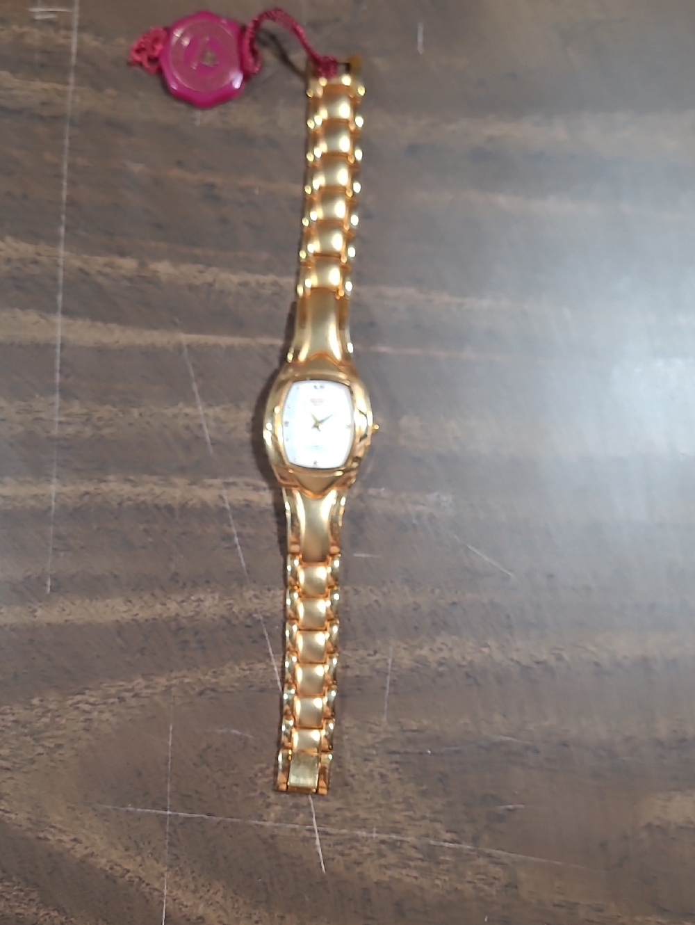 Gold-Tone Women's Bracelet Watch - Elegant Accessory (Needs New Battery)